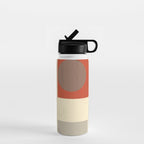 Geometric Composition Square  Water Bottle Gallery Image 1