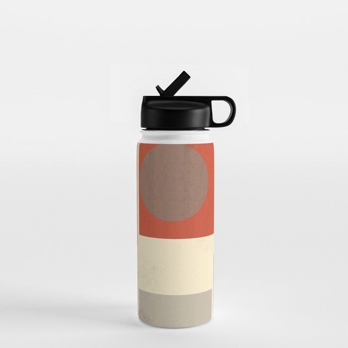Geometric Composition Square  Water Bottle Gallery Image 1