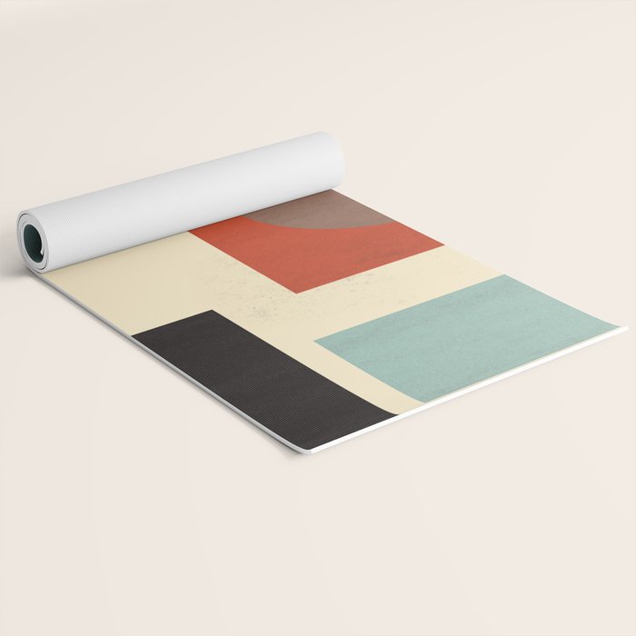 Geometric Composition Square  Yoga Mat Gallery Image 2
