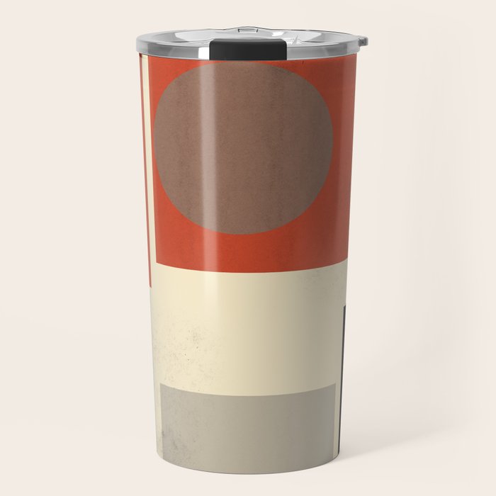 Geometric Composition Square  Travel Mug Gallery Image 1