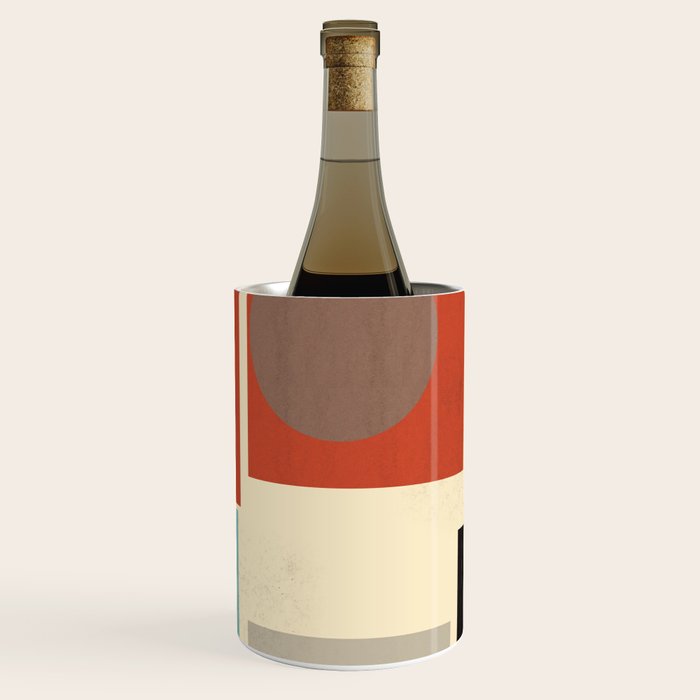Geometric Composition Square  Wine Chiller Gallery Image 1
