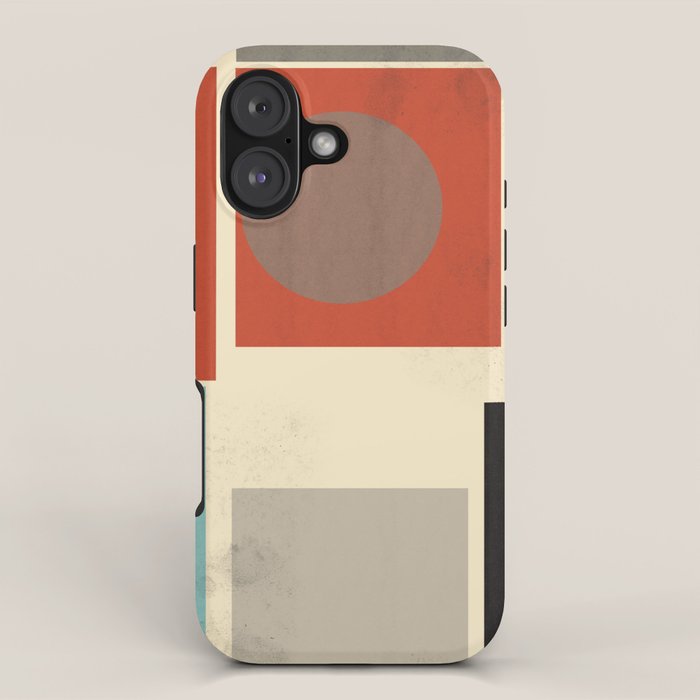 Geometric Composition Square  iPhone Case Gallery Image 1
