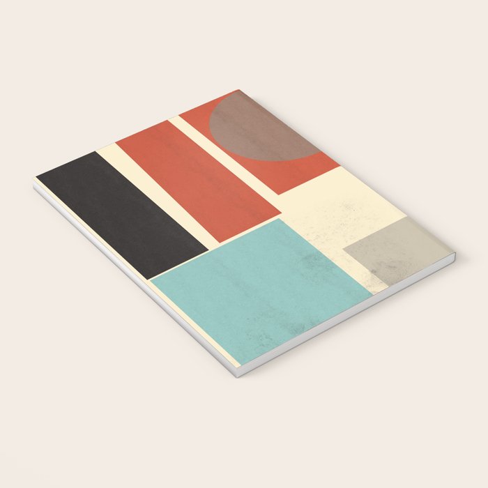 Geometric Composition Square  Notebook Gallery Image 3
