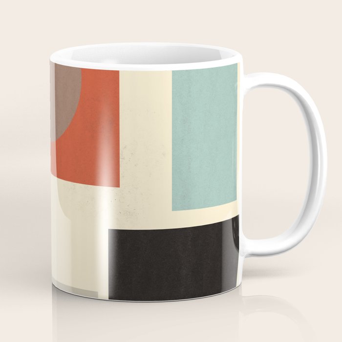 Geometric Composition Square  Coffee Mug Gallery Image 1