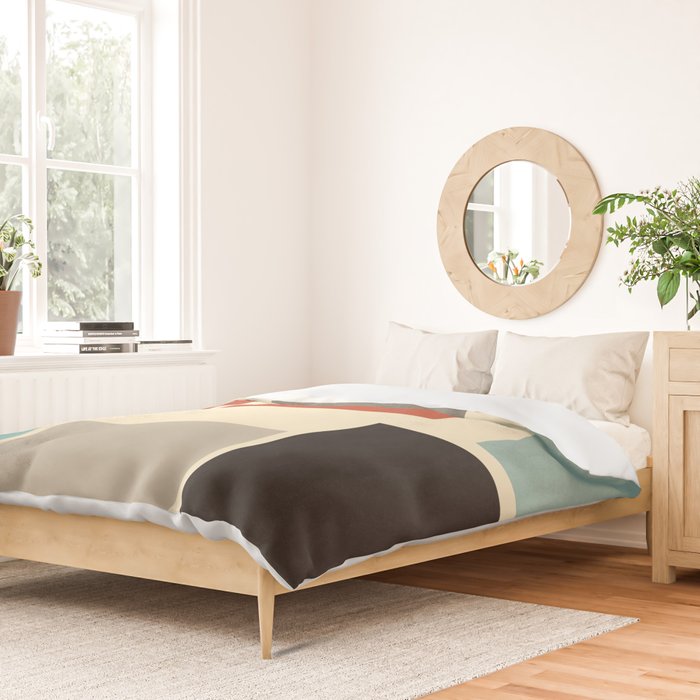Geometric Composition Square  Duvet Cover Gallery Image 2