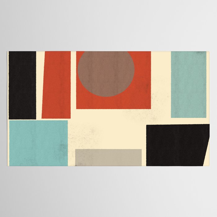 Geometric Composition Square  Tablecloth Gallery Image 2