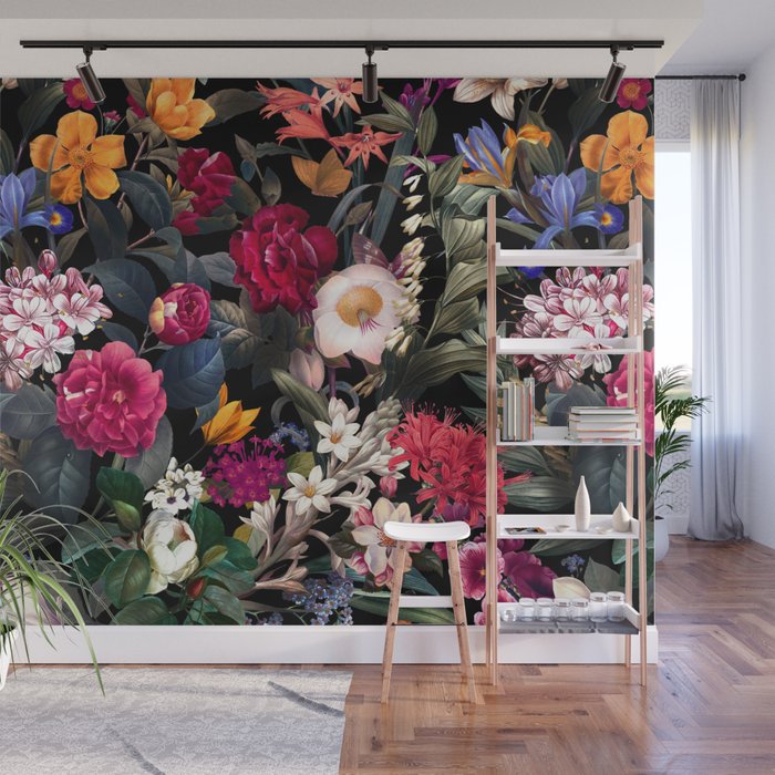 Floral Spice II - Night Wall Mural Gallery Image 1
