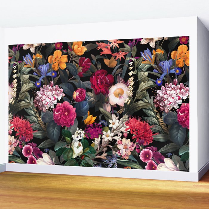 Floral Spice II - Night Wall Mural Gallery Image 2