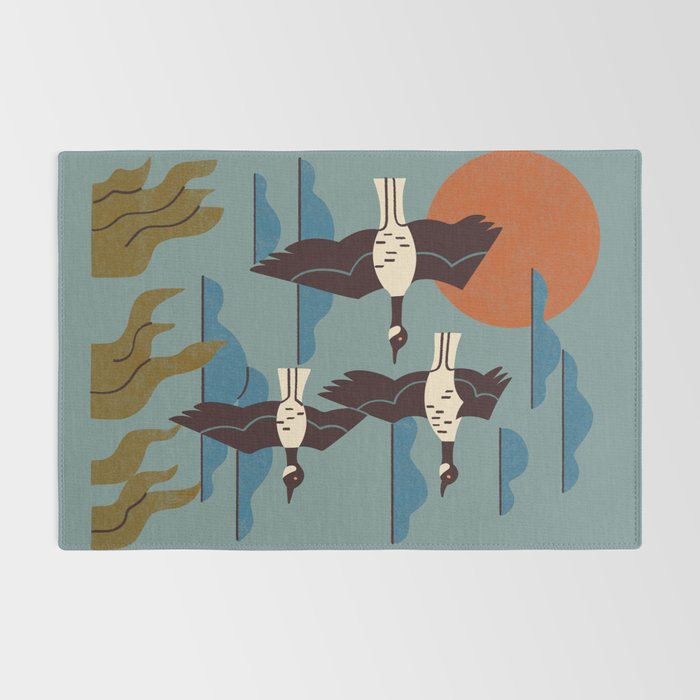 Geese Flying South Rug Gallery Image 2