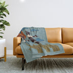 Geese Flying South Throw Blanket Gallery Image 1