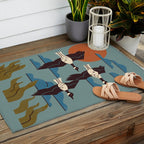 Geese Flying South Outdoor Rug Gallery Image 2