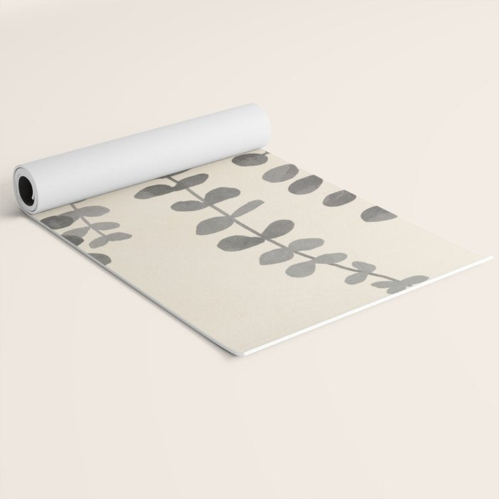 Minimal Abstract Leaves 19 Yoga Mat Gallery Image 2