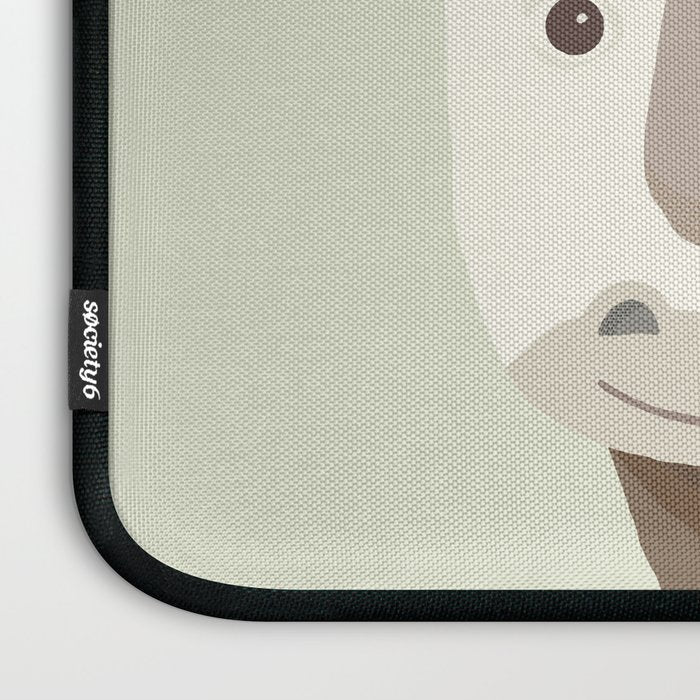 Whimsical Rhinoceros Laptop Sleeve Gallery Image 3