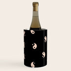 Yin and yang black and white Wine Chiller Gallery Image 2