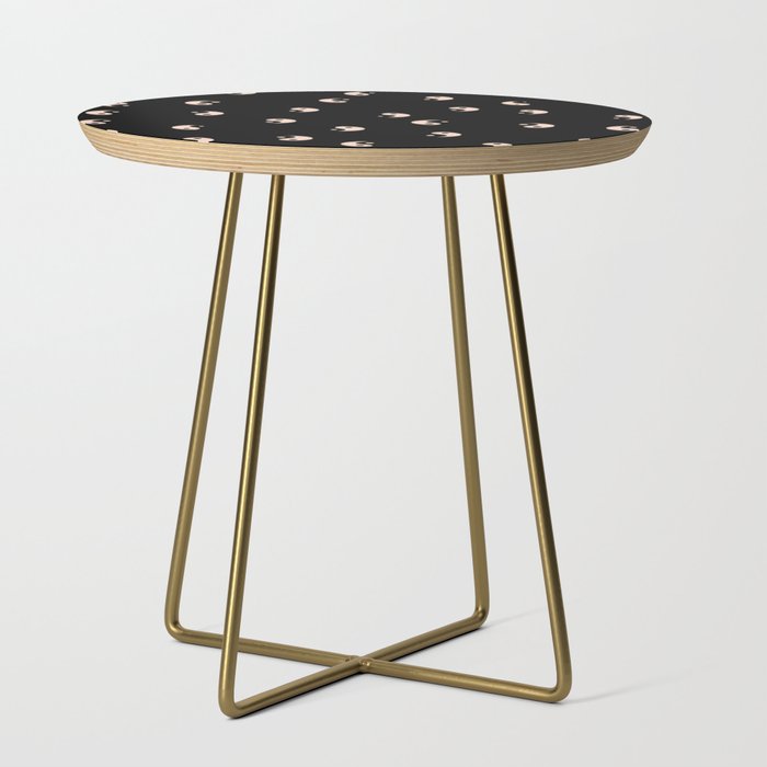Yin and yang black and white Side Table Gallery Image 1