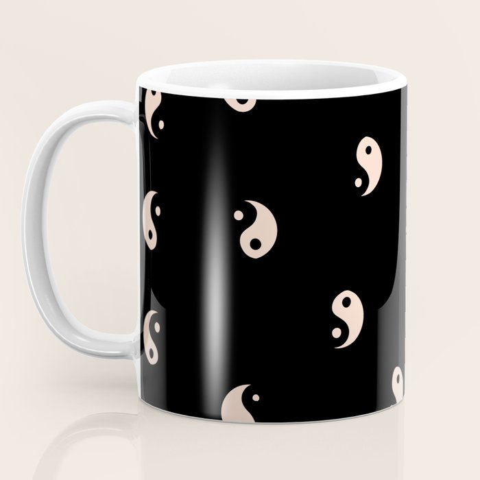 Yin and yang black and white Coffee Mug Gallery Image 3