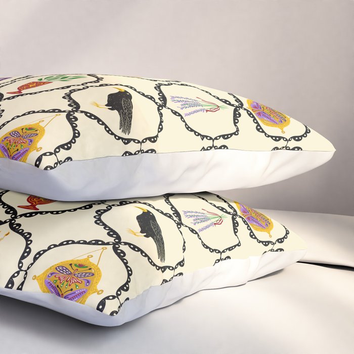 Whimsigothic Witch Mystical Magic Pillow Sham Gallery Image 3