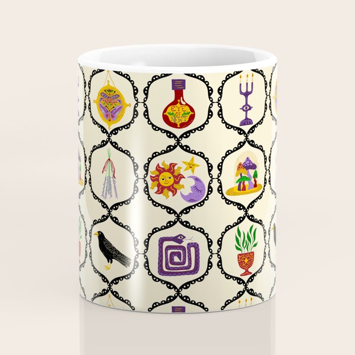 Whimsigothic Witch Mystical Magic Coffee Mug Gallery Image 4
