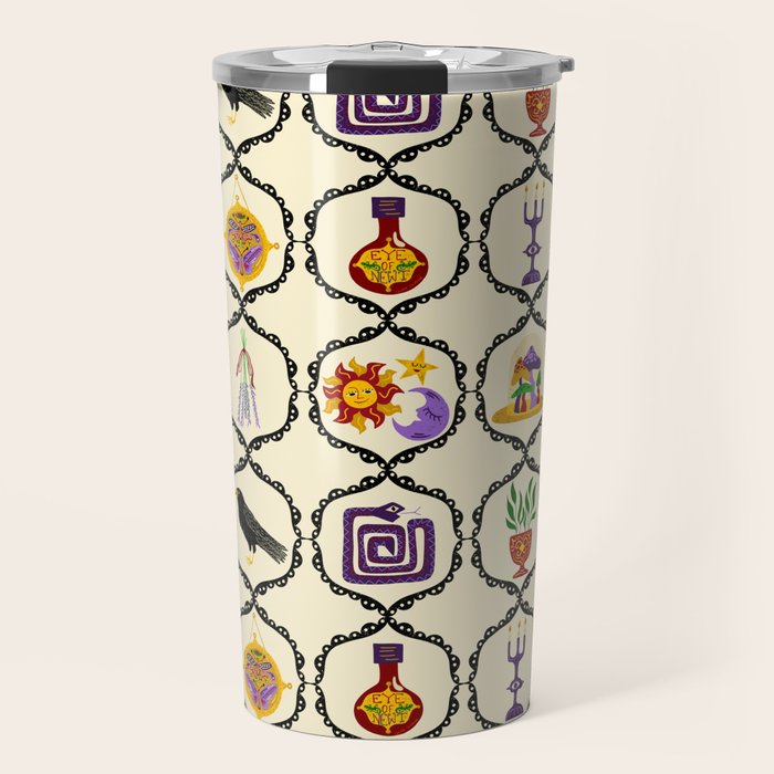 Whimsigothic Witch Mystical Magic Travel Mug Gallery Image 1