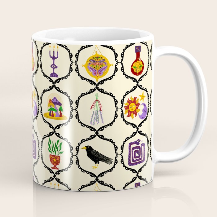 Whimsigothic Witch Mystical Magic Coffee Mug Gallery Image 1