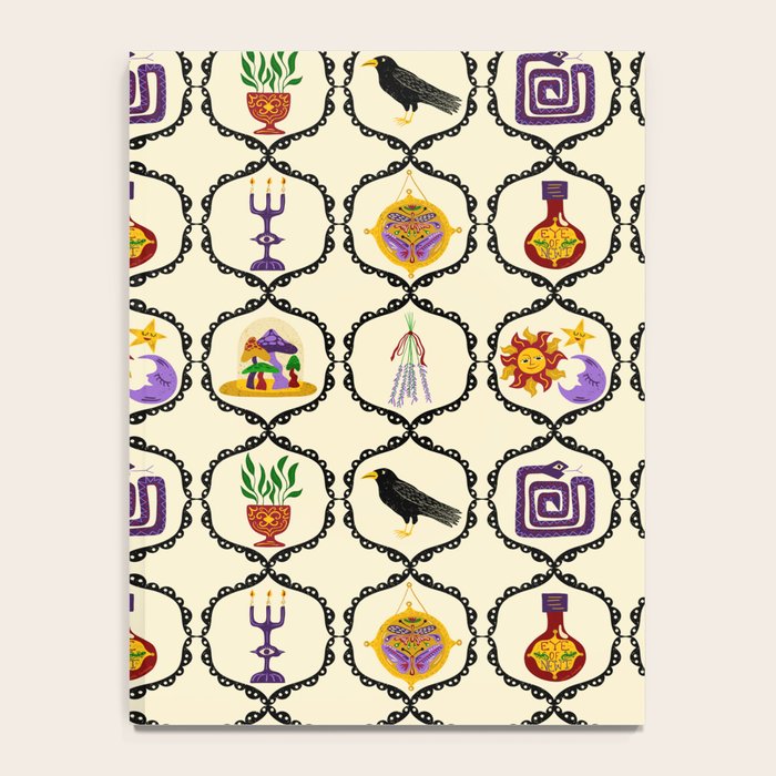 Whimsigothic Witch Mystical Magic Notebook Gallery Image 4