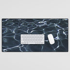DARK BLUE -  WATER Desk Mat Gallery Image 1