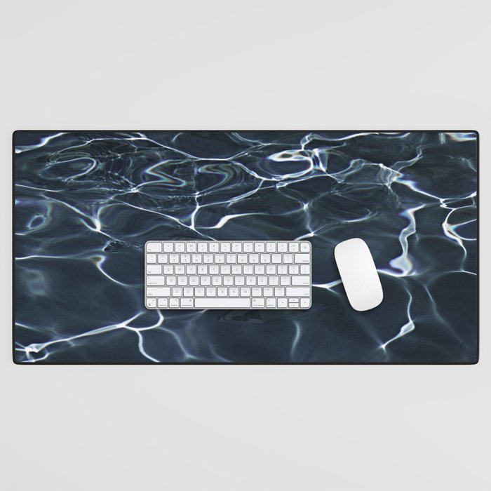 DARK BLUE -  WATER Desk Mat Gallery Image 1