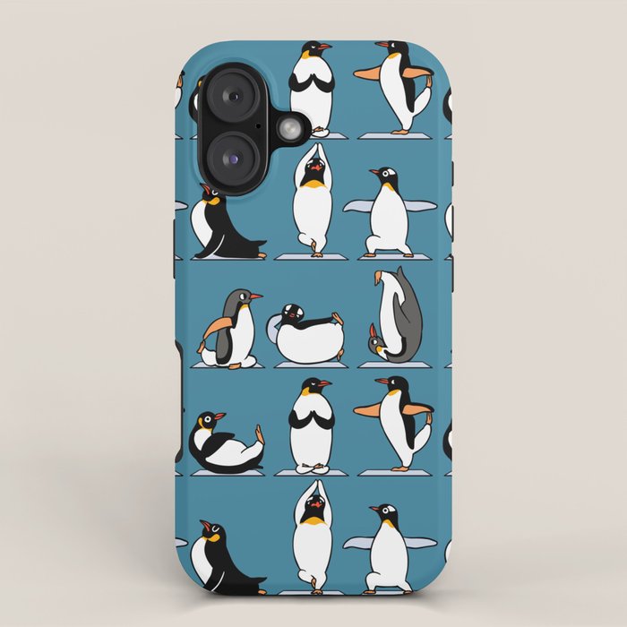 Penguin Yoga iPhone Case Gallery Image 1