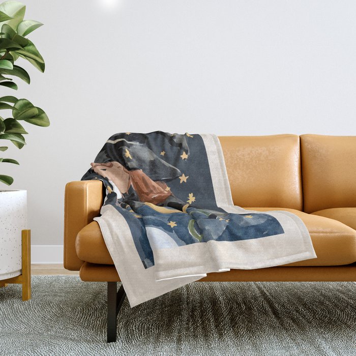 Witches' Brew by Sabina Fenn Throw Blanket Gallery Image 1