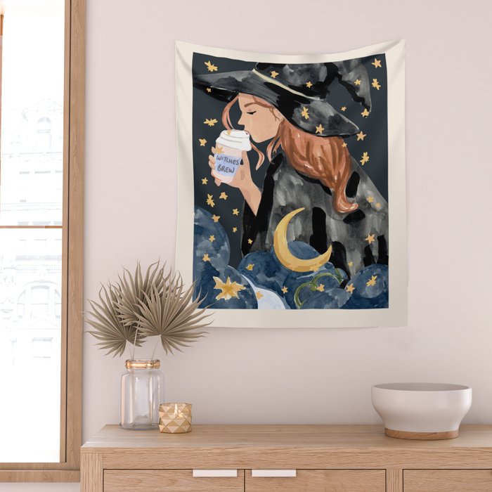 Witches' Brew by Sabina Fenn Wall Tapestry Gallery Image 2