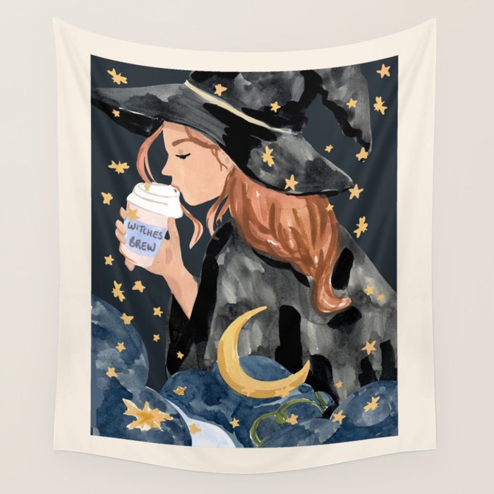 Witches' Brew by Sabina Fenn Wall Tapestry Gallery Image 4