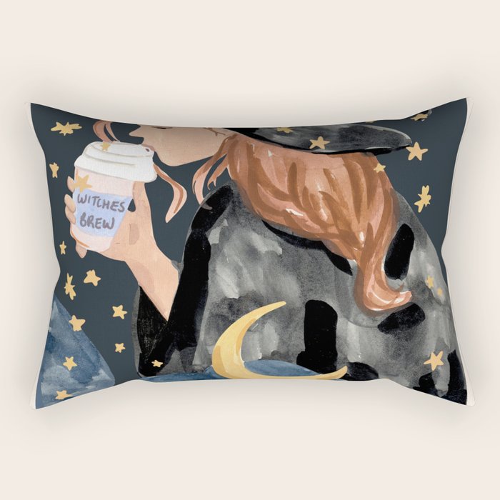 Witches' Brew by Sabina Fenn Rectangular Pillow Gallery Image 2