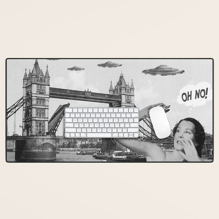 Oh no! London ca. 1950 Desk Mat Gallery Image 1