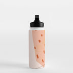 Abstract Sherbet Shapes Of Orange And Yellow. Water Bottle Gallery Image 3