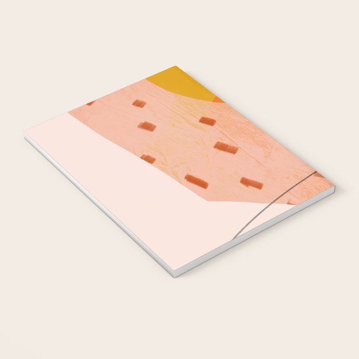 Abstract Sherbet Shapes Of Orange And Yellow. Notebook Gallery Image 3