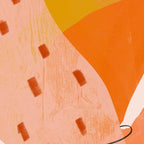 Abstract Sherbet Shapes Of Orange And Yellow. Coffee Mug Gallery Image 2