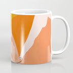 Abstract Sherbet Shapes Of Orange And Yellow. Coffee Mug Gallery Image 1