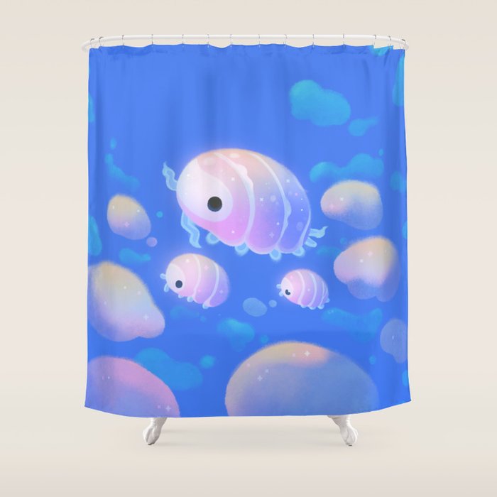 Cloud isopod Shower Curtain Gallery Image 1