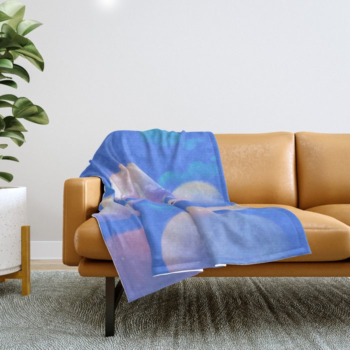 Cloud isopod Throw Blanket Gallery Image 1