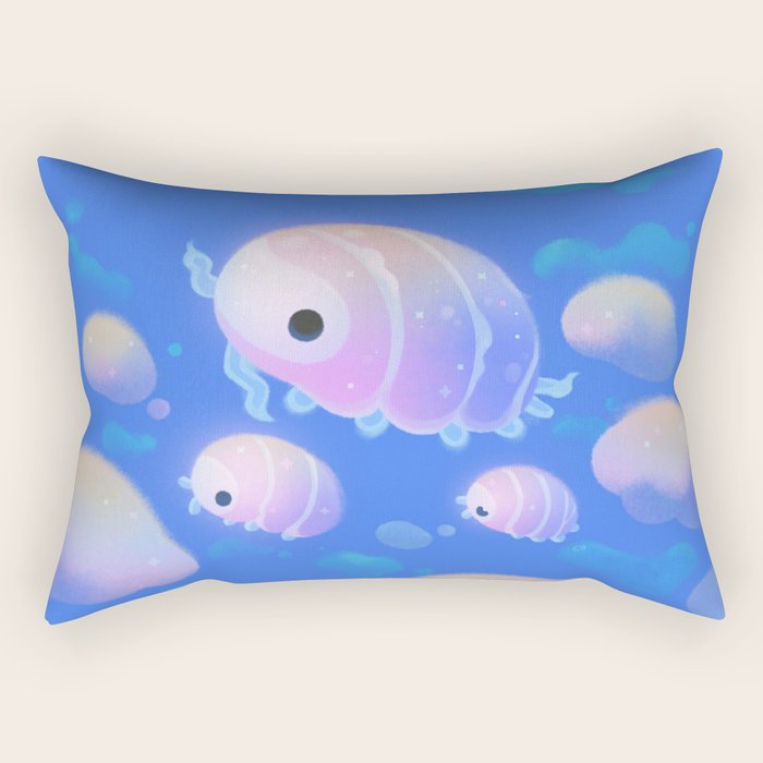Cloud isopod Rectangular Pillow Gallery Image 2