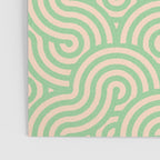 SWIRL Lime and Almond Poster Gallery Image 3