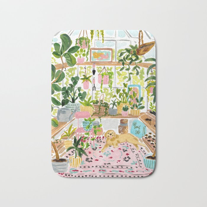Greenhouse Dog Bath Mat Gallery Image 1