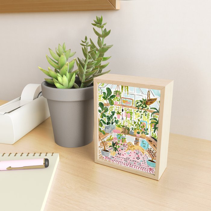 Greenhouse Dog Mini Art Print Gallery Image 2
