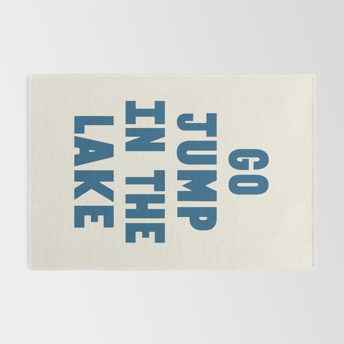 Go Jump In The Lake Rug Gallery Image 2