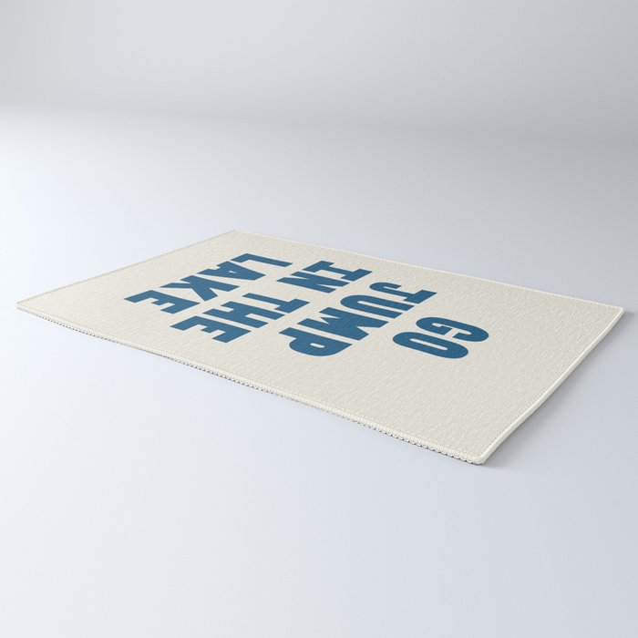 Go Jump In The Lake Rug Gallery Image 3