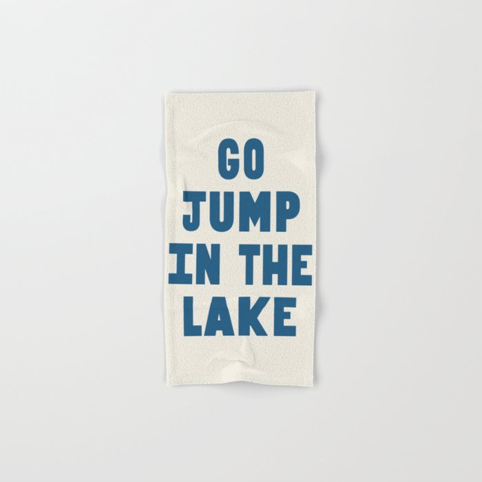 Go Jump In The Lake Bath Towel Gallery Image 1