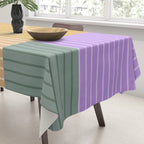 Color Block Line Abstract XLIII Tablecloth Gallery Image 3
