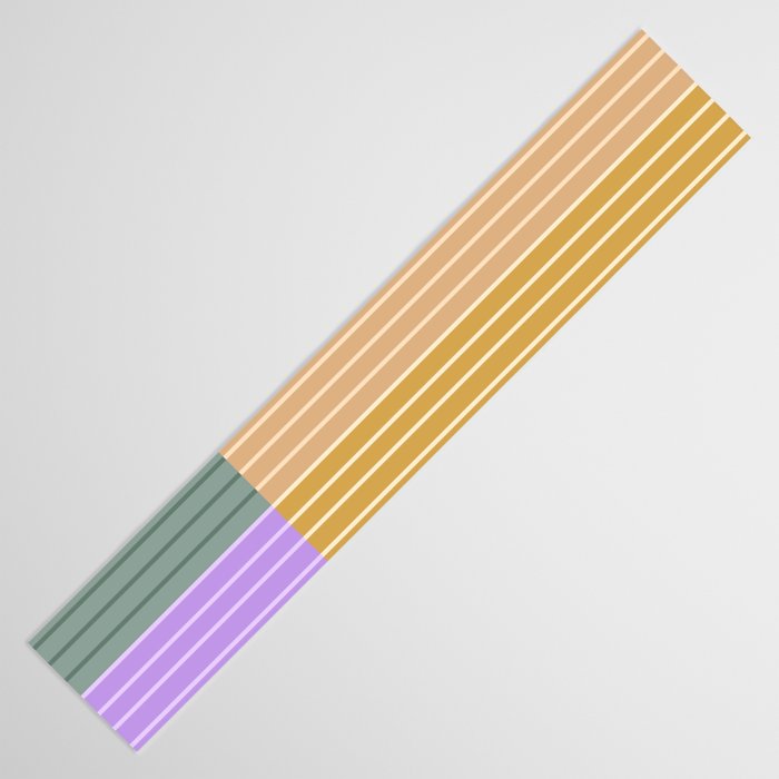 Color Block Line Abstract XLIII Table Runner Gallery Image 3