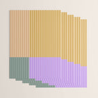 Color Block Line Abstract XLIII Wrapping Paper Gallery Image 3
