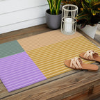 Color Block Line Abstract XLIII Outdoor Rug Gallery Image 2